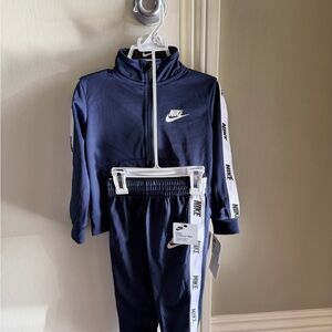 Nike Jacket & Matching Pants Dark Blue 2T